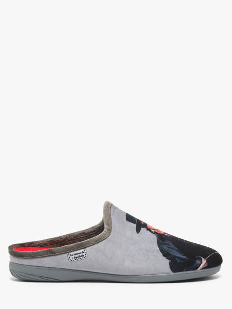 Pantoffels La maison de l'espadrille Grijs men 8 ander zicht 3